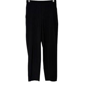 Athleta Black Brooklyn Heights High Rise Lightweight Tailored Fit Pants 0 Petite